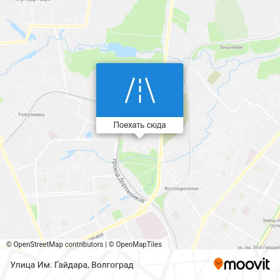 Карта Улица Им. Гайдара