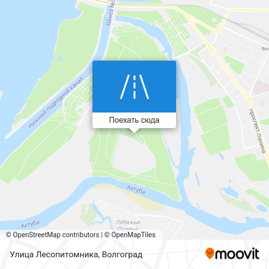 Карта Улица Лесопитомника