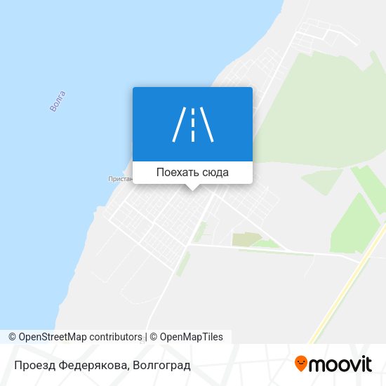 Карта Проезд Федерякова