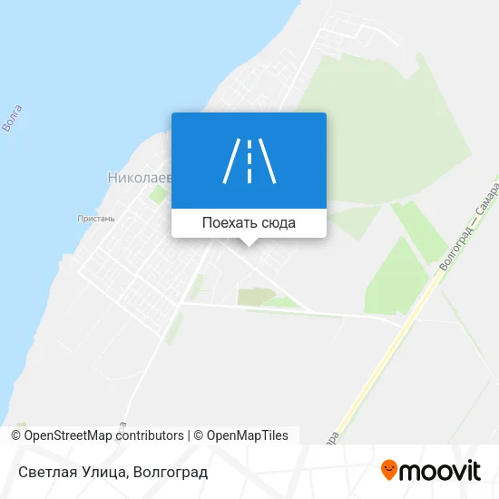 Карта Светлая Улица