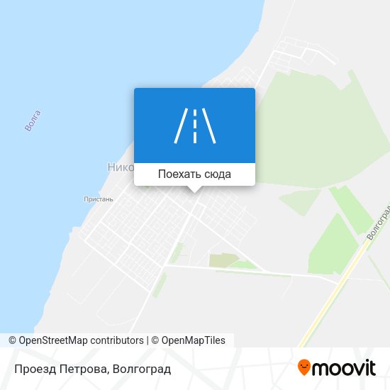 Карта Проезд Петрова