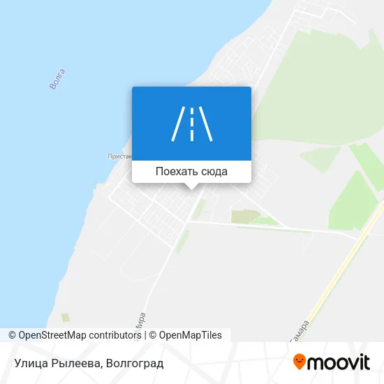 Карта Улица Рылеева