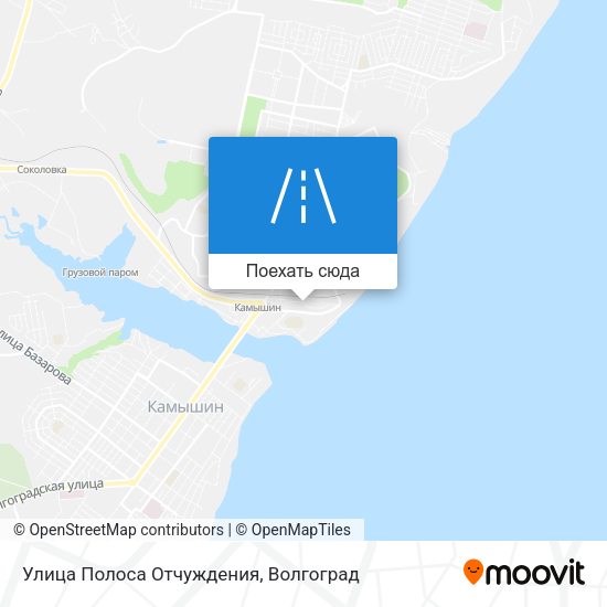 Карта Улица Полоса Отчуждения