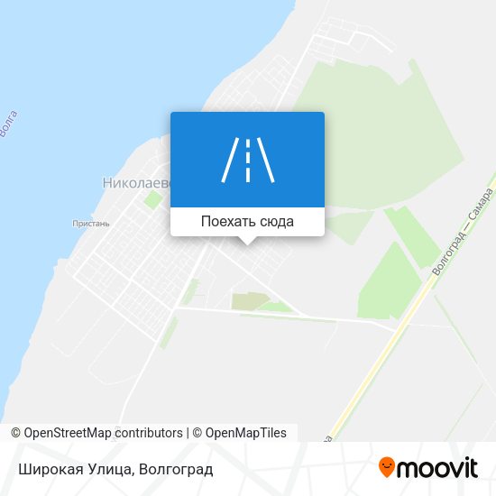 Карта Широкая Улица