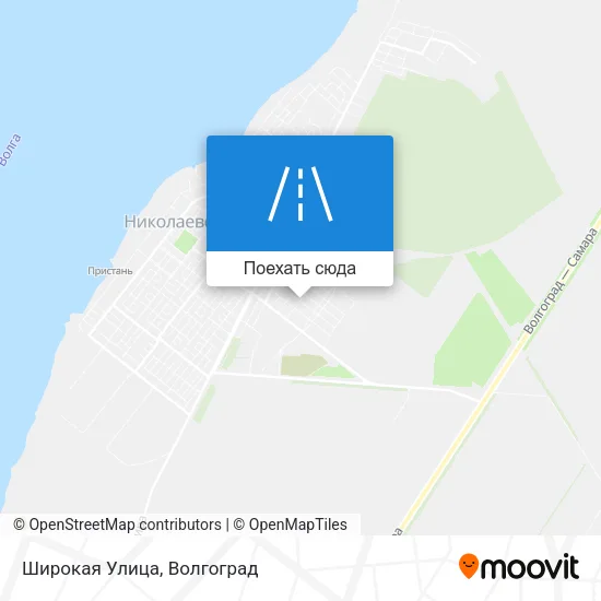 Карта Широкая Улица