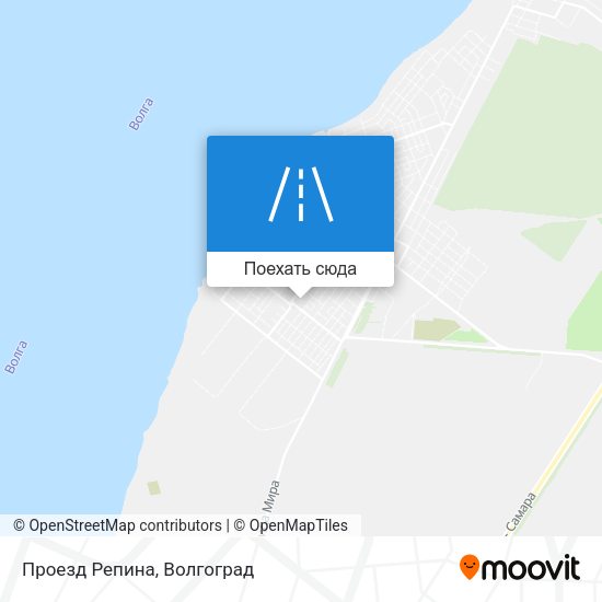 Карта Проезд Репина