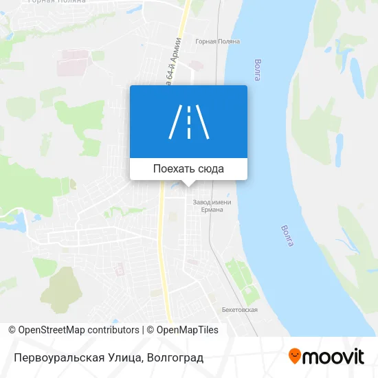 Карта Первоуральская Улица