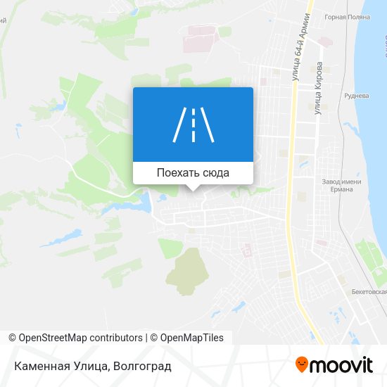 Карта Каменная Улица