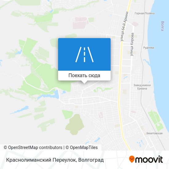 Карта Краснолиманский Переулок