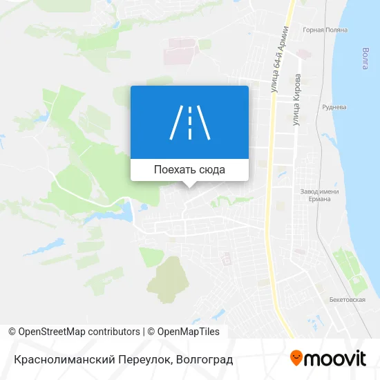 Карта Краснолиманский Переулок
