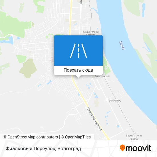 Карта Фиалковый Переулок