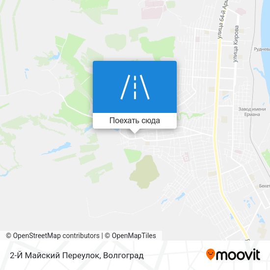 Карта 2-Й Майский Переулок