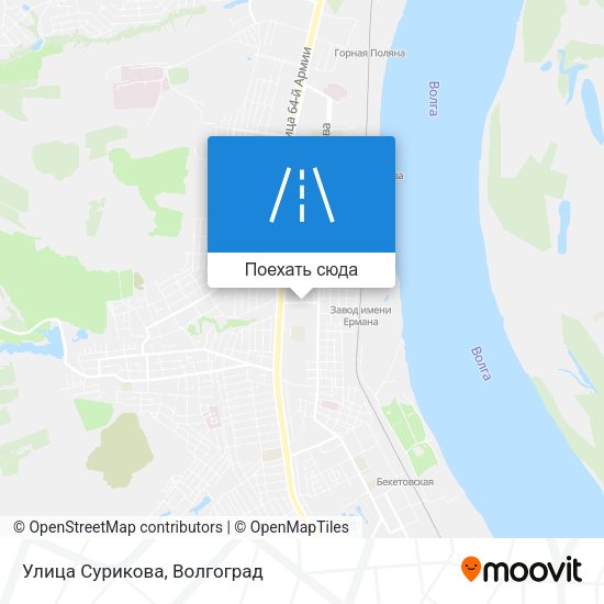 Карта Улица Сурикова