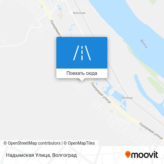 Карта Надымская Улица