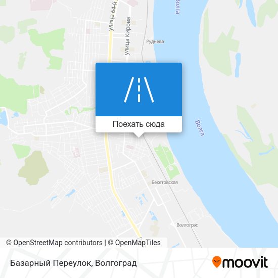 Карта Базарный Переулок