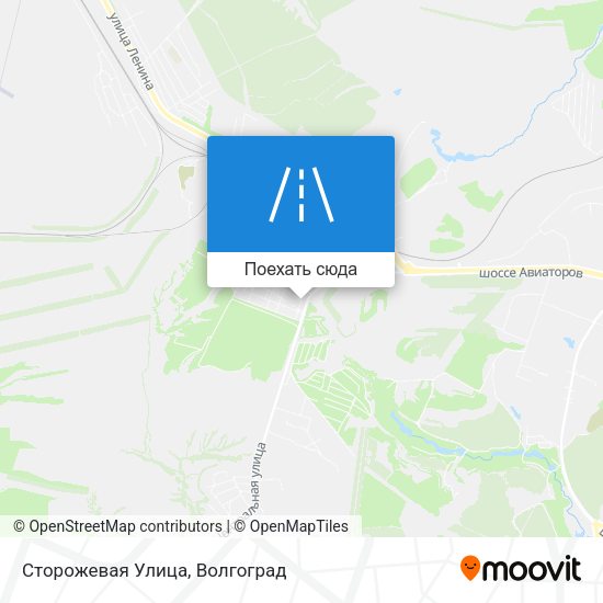 Карта Сторожевая Улица
