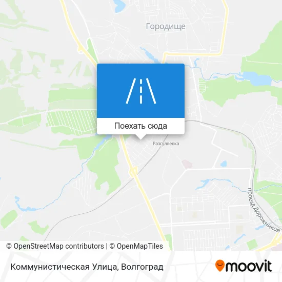 Карта Коммунистическая Улица