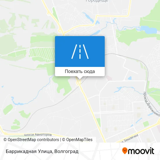 Карта Баррикадная Улица