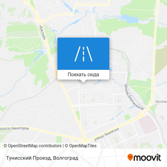 Карта Тунисский Проезд