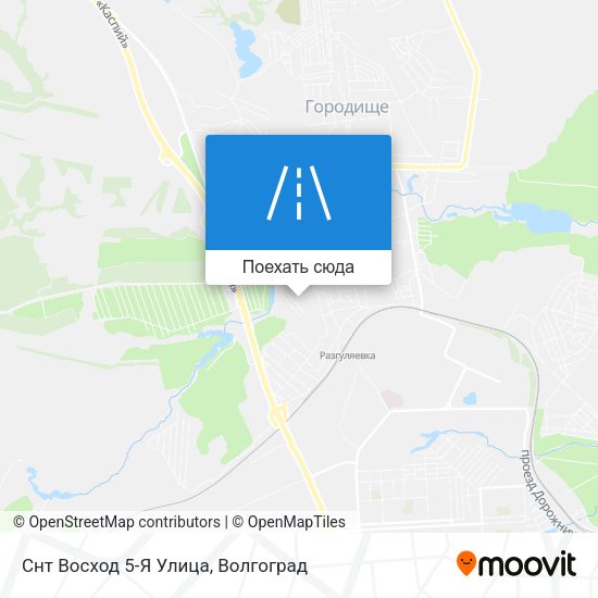 Карта Снт Восход 5-Я Улица