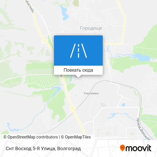 Карта Снт Восход 5-Я Улица