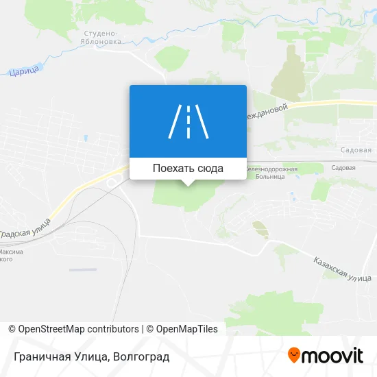 Карта Граничная Улица