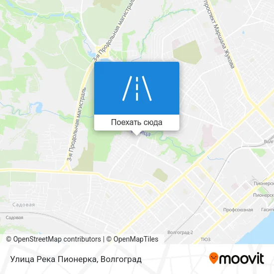 Карта Улица Река Пионерка