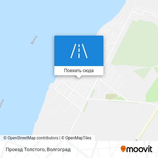 Карта Проезд Толстого
