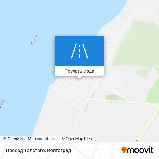 Карта Проезд Толстого