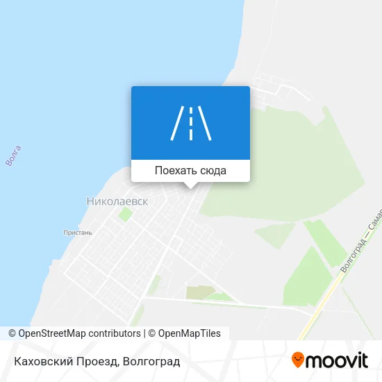 Карта Каховский Проезд