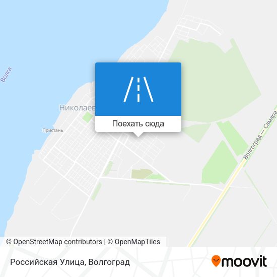 Карта Российская Улица