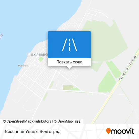 Карта Весенняя Улица
