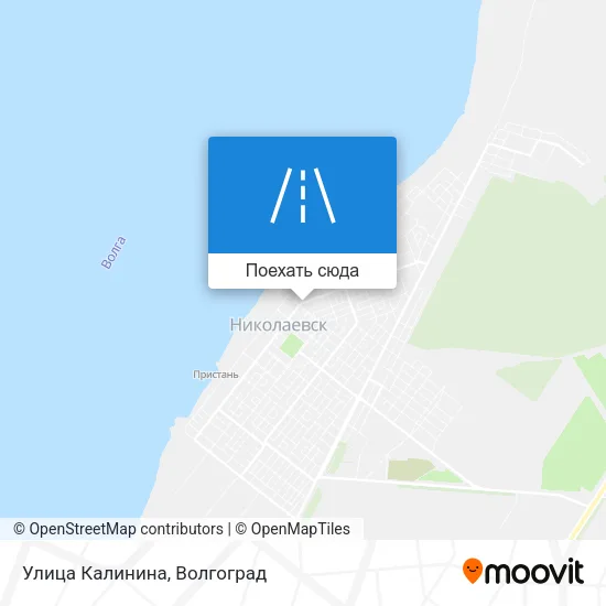 Карта Улица Калинина