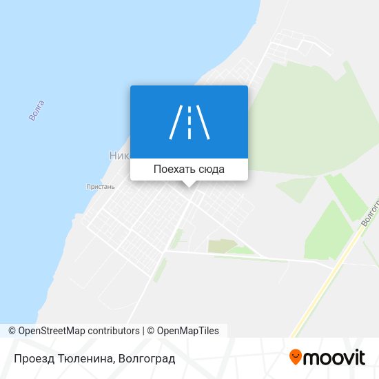 Карта Проезд Тюленина