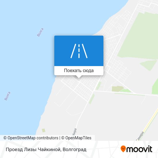 Карта Проезд Лизы Чайкиной