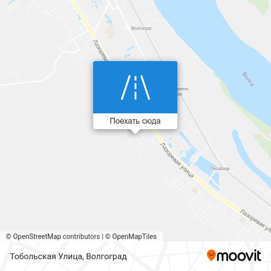 Карта Тобольская Улица