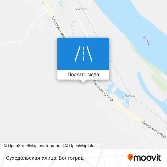 Карта Суходольская Улица