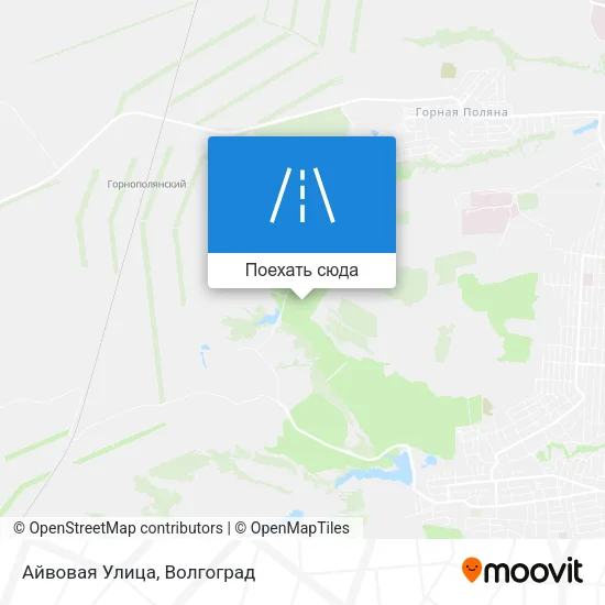 Карта Айвовая Улица