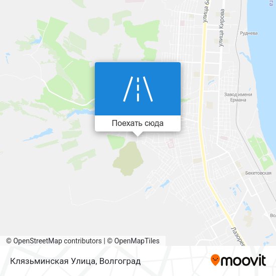 Карта Клязьминская Улица