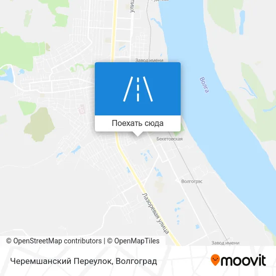Карта Черемшанский Переулок