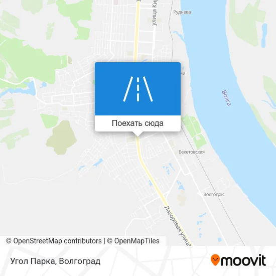 Карта Угол Парка