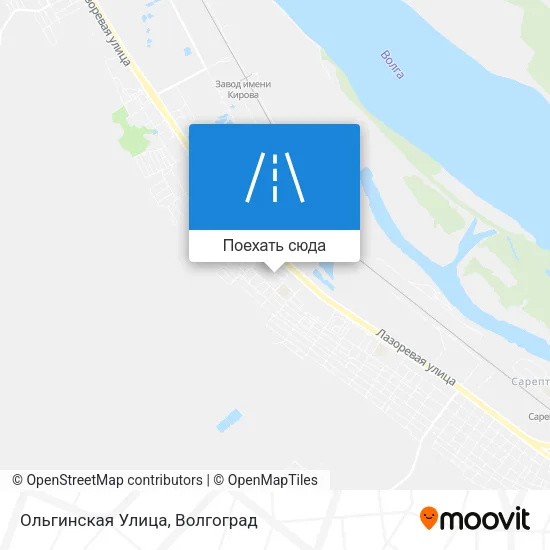 Карта Ольгинская Улица