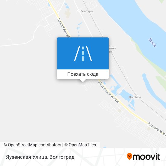 Карта Яузенская Улица