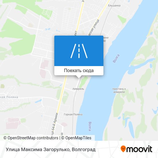 Карта Улица Максима Загорулько