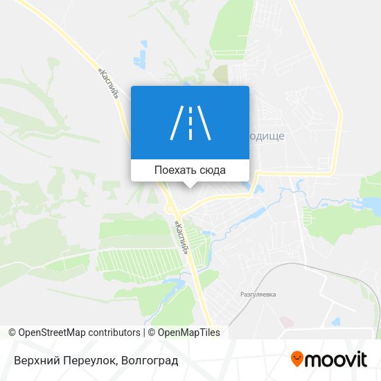 Карта Верхний Переулок