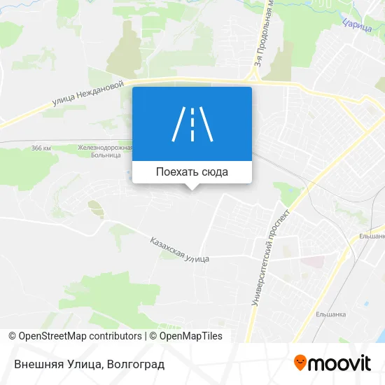 Карта Внешняя Улица
