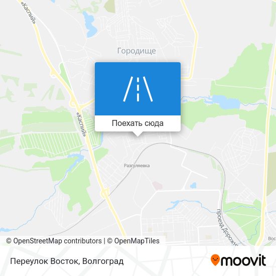 Карта Переулок Восток