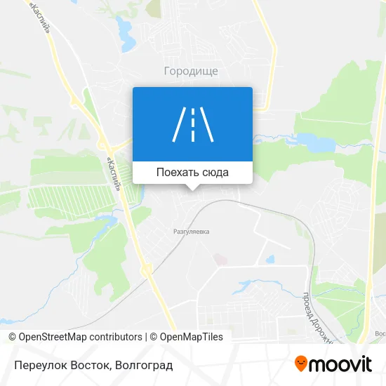 Карта Переулок Восток