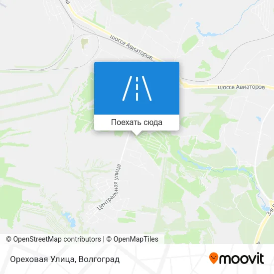 Карта Ореховая Улица