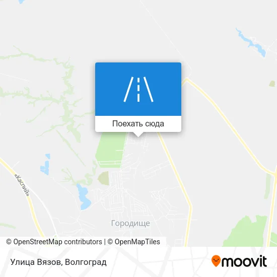 Карта Улица Вязов